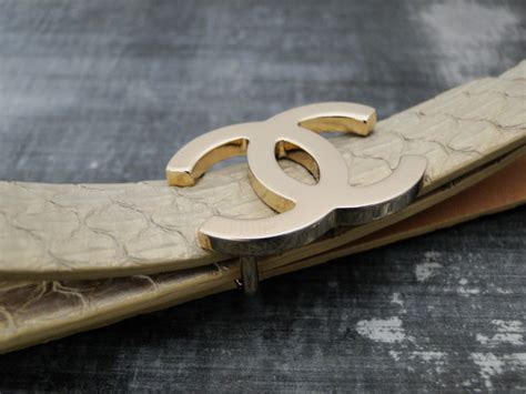 chanel belt buckle only|chanel snakeskin belt.